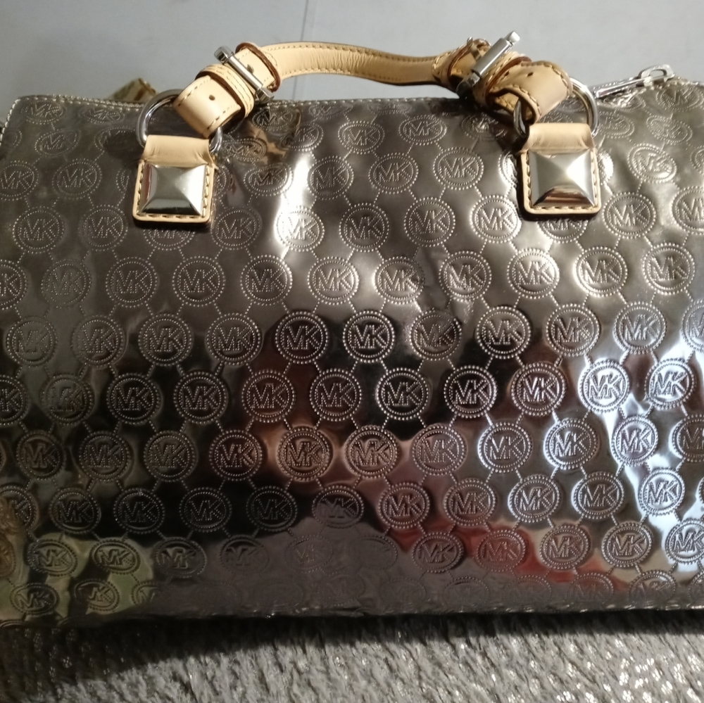 Metallic Michael Kors purse